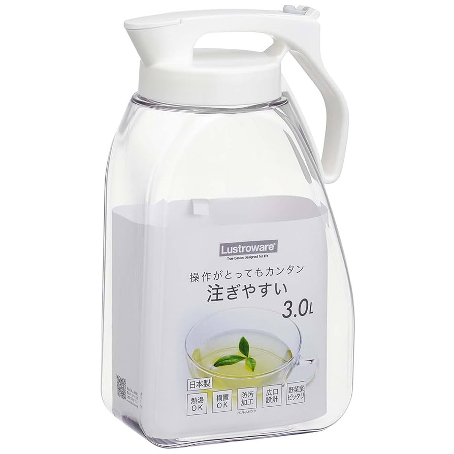 Amazon.co.jp: 岩崎工業 ワンプッシュピッチャー 冷水筒 耐熱